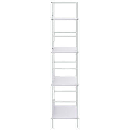 vidaXL 4-Layer Book Shelf White 60x27.6x124.5 cm Engineered Wood