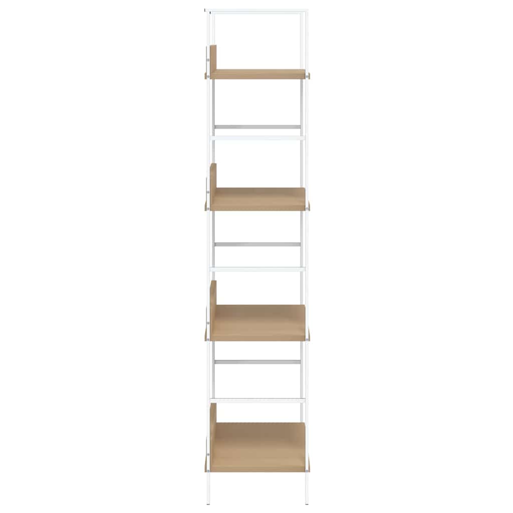 vidaXL 4-Layer Book Shelf Oak 60x27.6x124.5 cm Engineered Wood