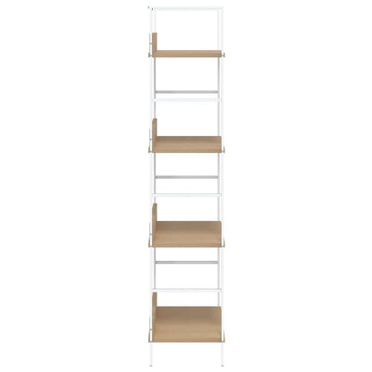 vidaXL 4-Layer Book Shelf Oak 60x27.6x124.5 cm Engineered Wood