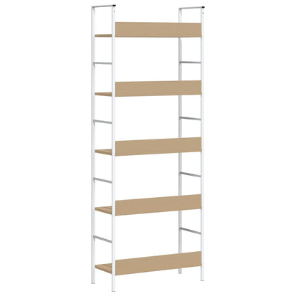 vidaXL 5-Layer Book Shelf Oak 60x27.6x158.5 cm Engineered Wood