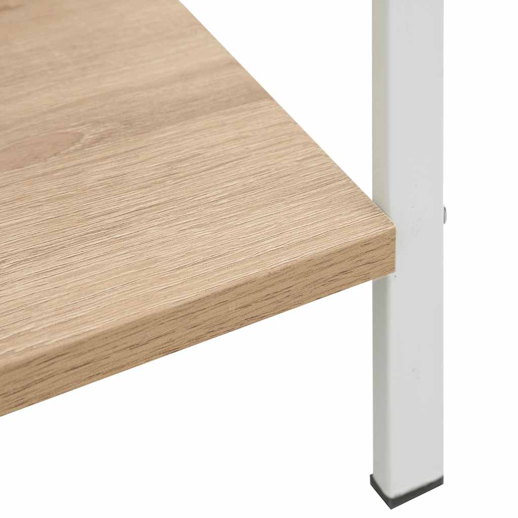 vidaXL 5-Layer Book Shelf Oak 60x27.6x158.5 cm Engineered Wood