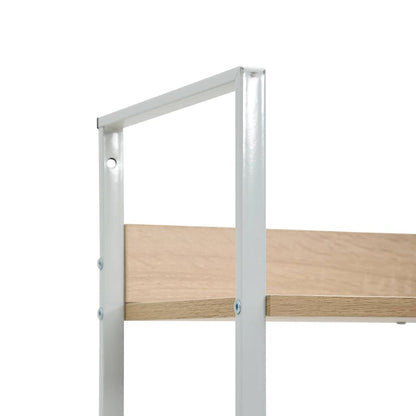 vidaXL 5-Layer Book Shelf Oak 60x27.6x158.5 cm Engineered Wood