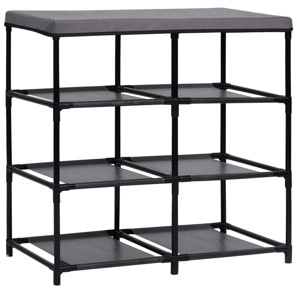 vidaXL Storage Cabinet with 6 Drawers 55x29x55 cm Grey Steel