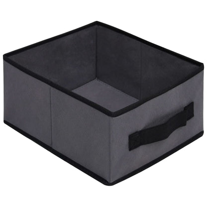 vidaXL Storage Cabinet with 6 Drawers 55x29x55 cm Grey Steel