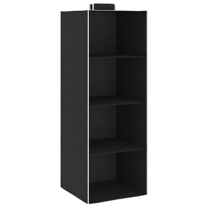 vidaXL Hanging Closet Organisers 2 pcs with 4 Shelves Fabric