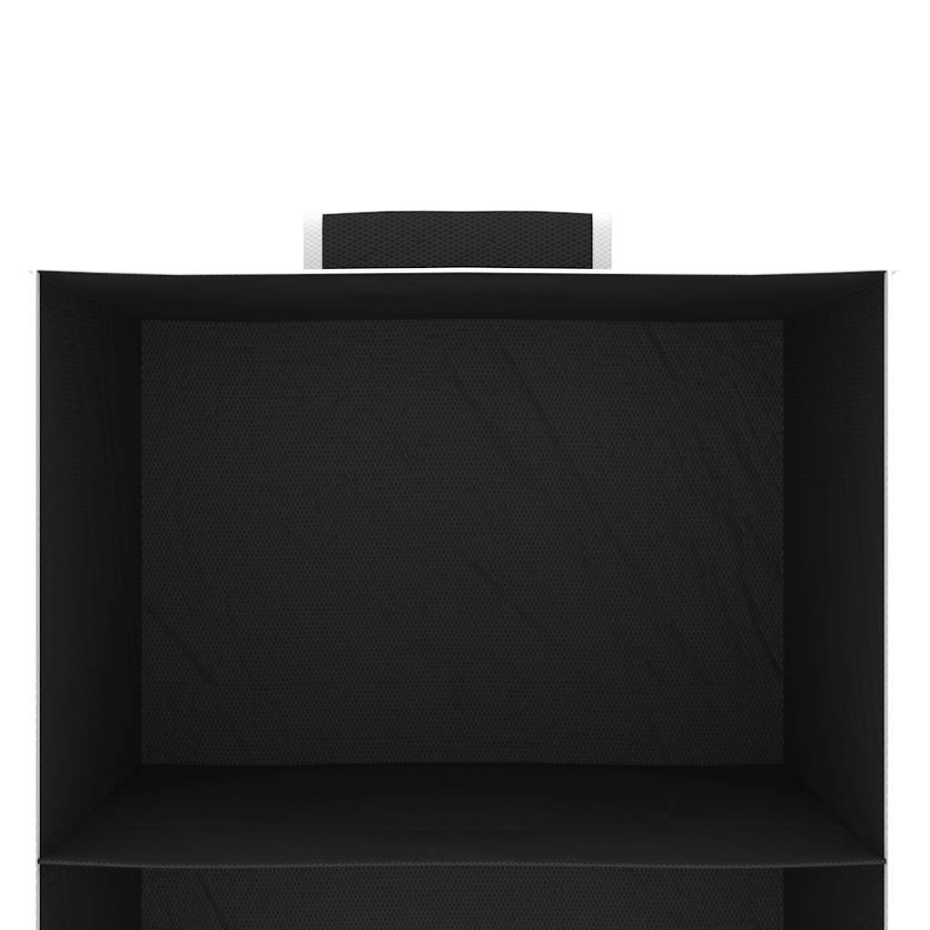 vidaXL Hanging Closet Organisers 2 pcs with 4 Shelves Fabric
