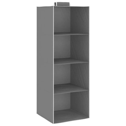 vidaXL Hanging Closet Organisers 2 pcs with 4 Shelves Fabric