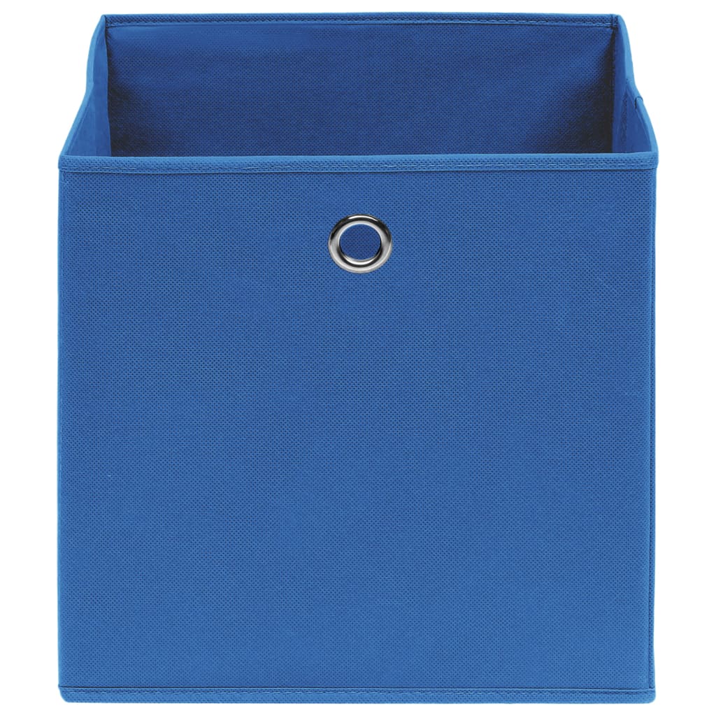 vidaXL Storage Boxes 4 pcs Blue 32x32x32 cm Fabric