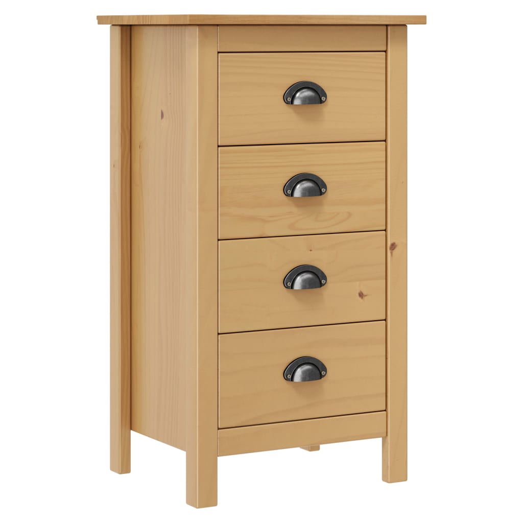 vidaXL Sideboard Hill 46x35x80 cm Solid Pine Wood