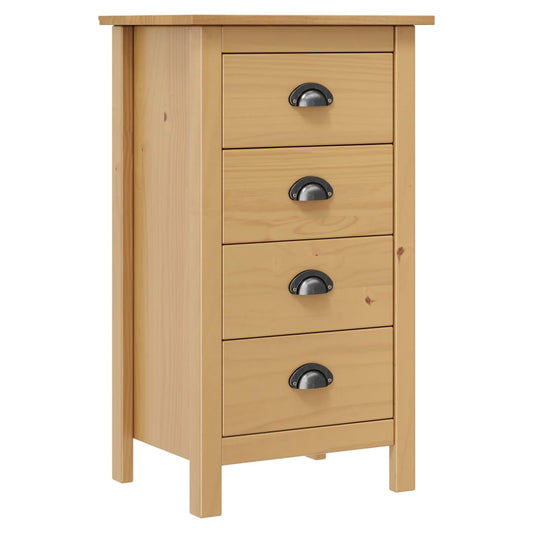 vidaXL Sideboard Hill 46x35x80 cm Solid Pine Wood