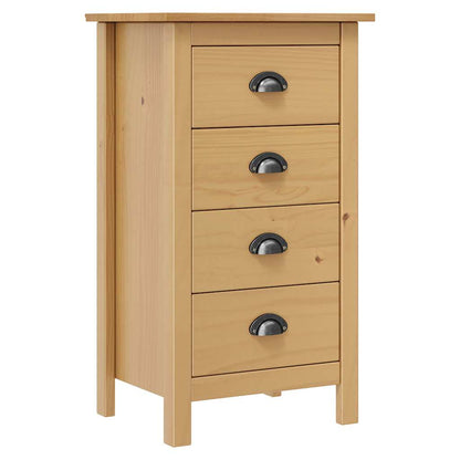 288911 vidaXL Sideboard "Hill" 46x35x80 cm Solid Pine Wood