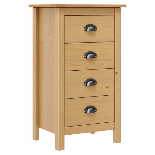 288911 vidaXL Sideboard "Hill" 46x35x80 cm Solid Pine Wood