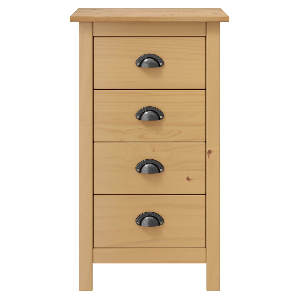 vidaXL Sideboard Hill 46x35x80 cm Solid Pine Wood