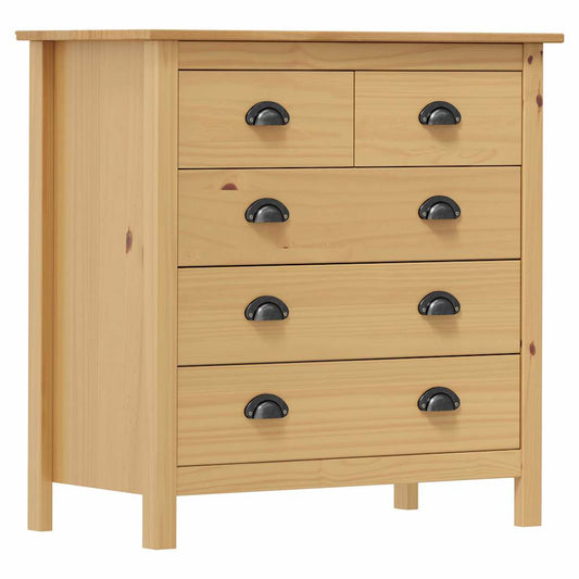 288915 vidaXL Sideboard "Hill" 79x40x80 cm Solid Pine Wood
