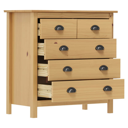 vidaXL Sideboard Hill 79x40x80 cm Solid Pine Wood