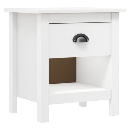 vidaXL Bedside Cabinets 2 pcs Hill 46x35x49.5 cm Solid Pine Wood