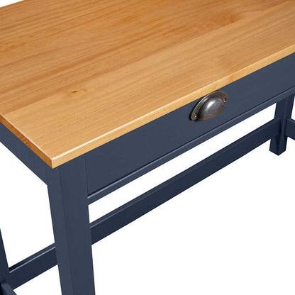 vidaXL Console Table "Hill" with 2 Drawers Grey 110x45x74 cm