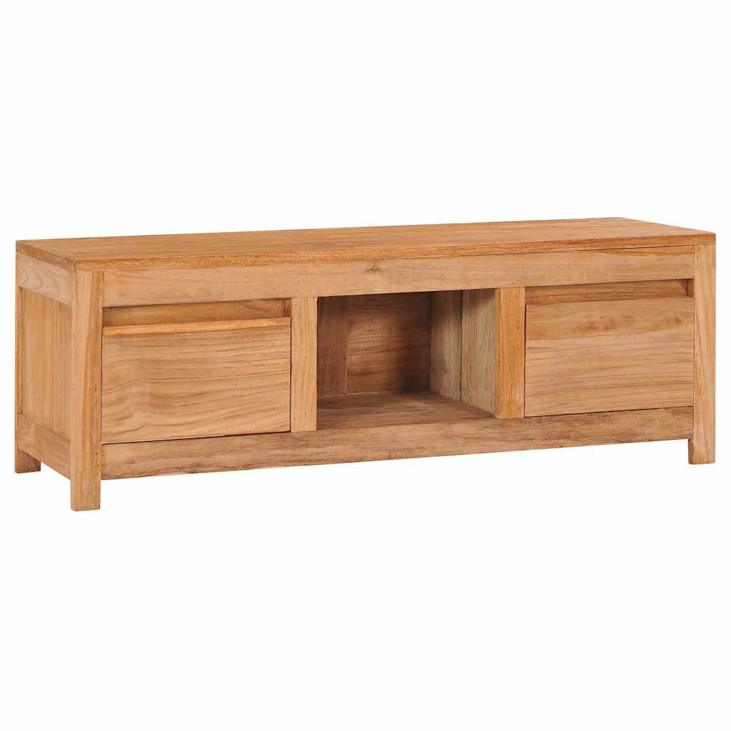 288900 vidaXL TV Cabinet 100x30x35 cm Solid Teak Wood