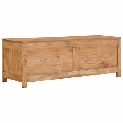 288900 vidaXL TV Cabinet 100x30x35 cm Solid Teak Wood