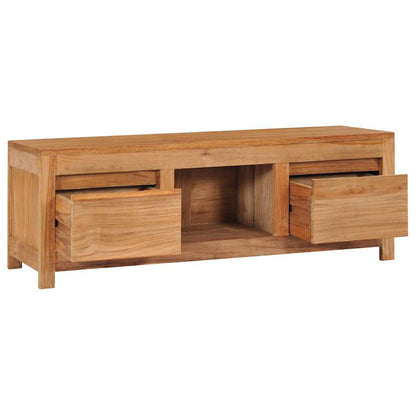 288900 vidaXL TV Cabinet 100x30x35 cm Solid Teak Wood
