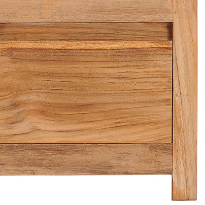 288900 vidaXL TV Cabinet 100x30x35 cm Solid Teak Wood