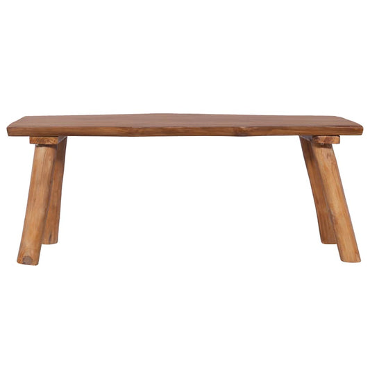 vidaXL Garden Bench 120 cm Solid Teak Wood