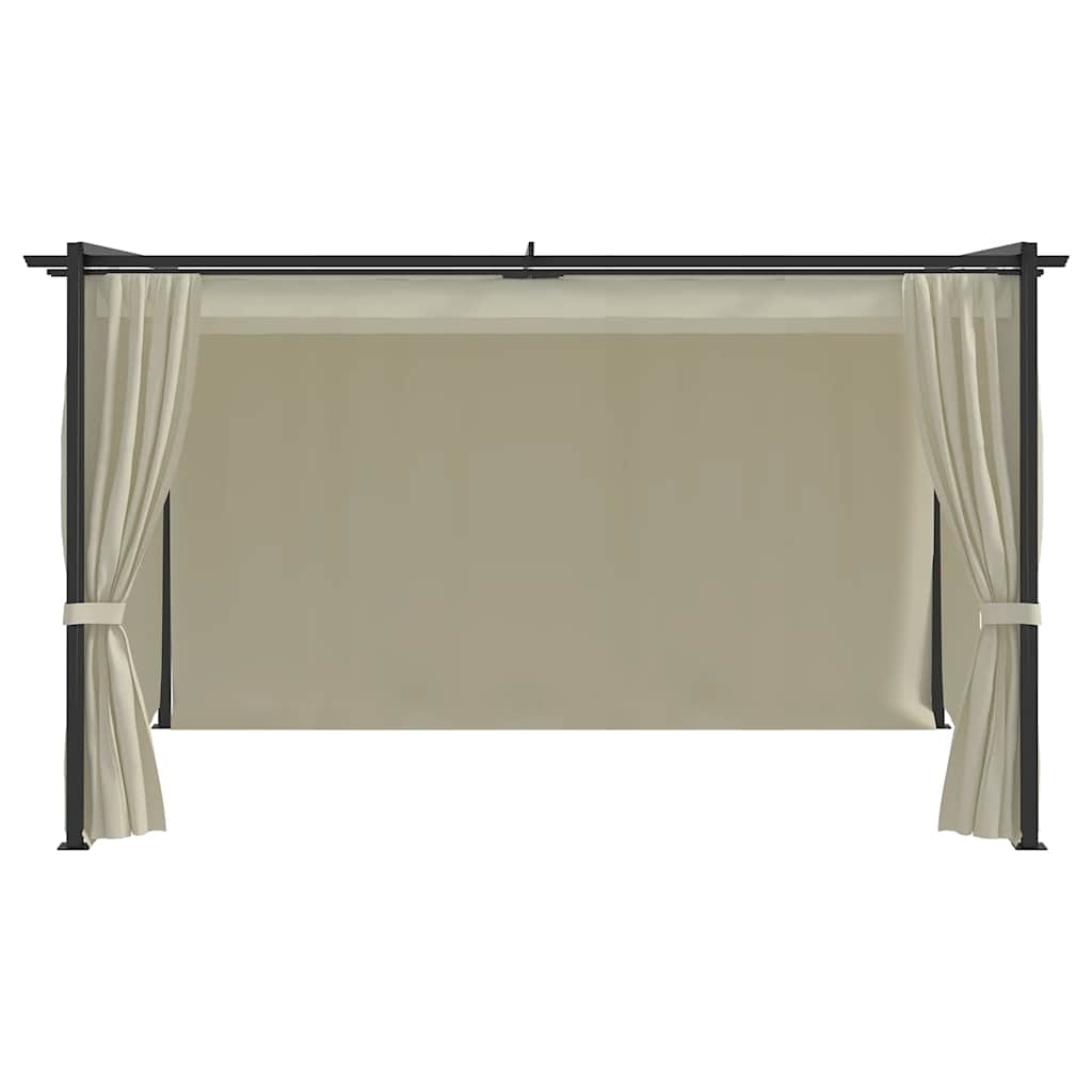 vidaXL Gazebo 4x3 m Cream
