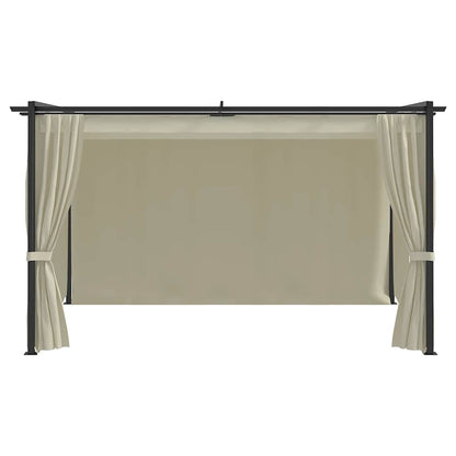 vidaXL Gazebo 4x3 m Cream