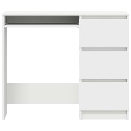 vidaXL Desk White 90x45x76 cm Engineered Wood