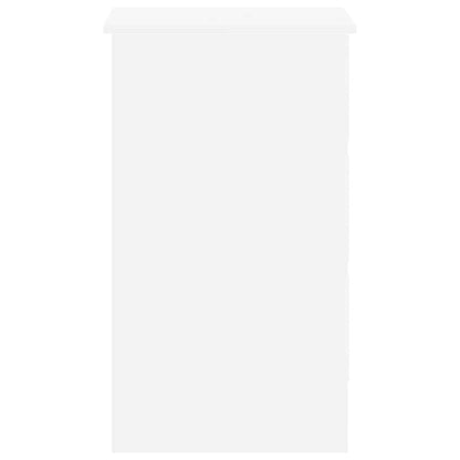 vidaXL Desk White 90x45x76 cm Engineered Wood