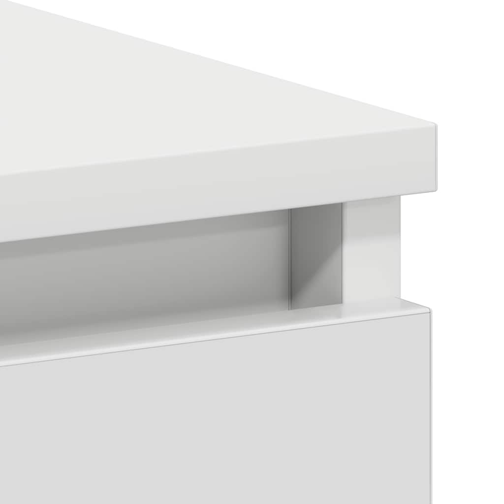 vidaXL Desk White 90x45x76 cm Engineered Wood