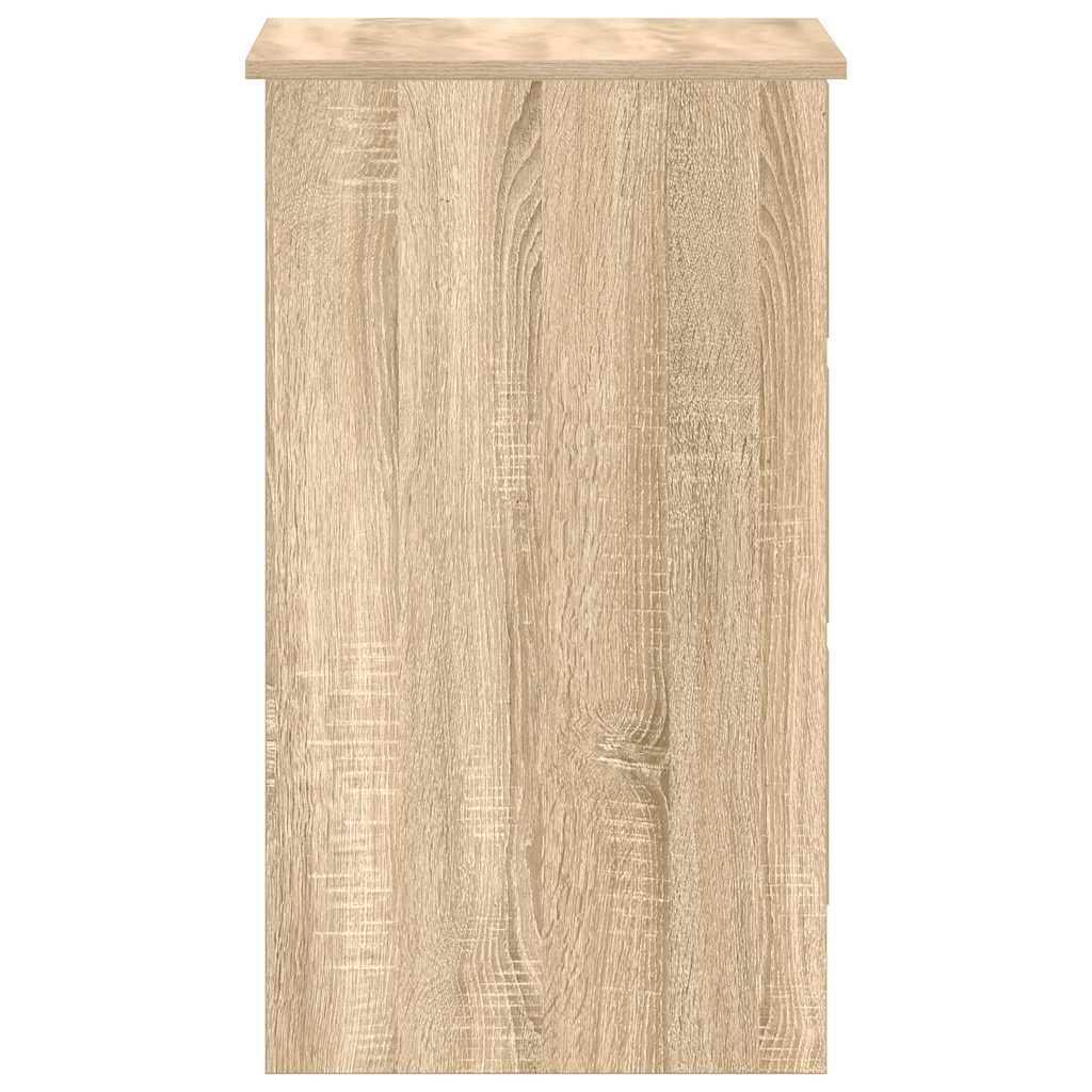vidaXL Desk Sonoma Oak 90x45x76 cm Engineered Wood
