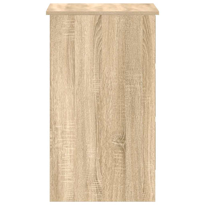 vidaXL Desk Sonoma Oak 90x45x76 cm Engineered Wood