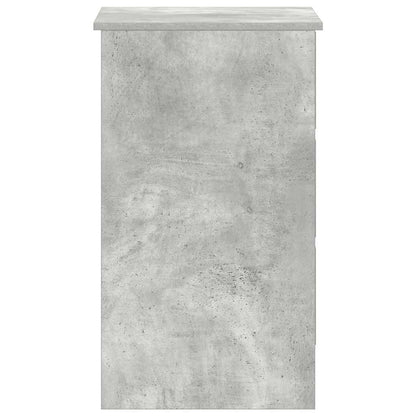 vidaXL Desk Concrete Grey 90x45x76 cm Engineered Wood