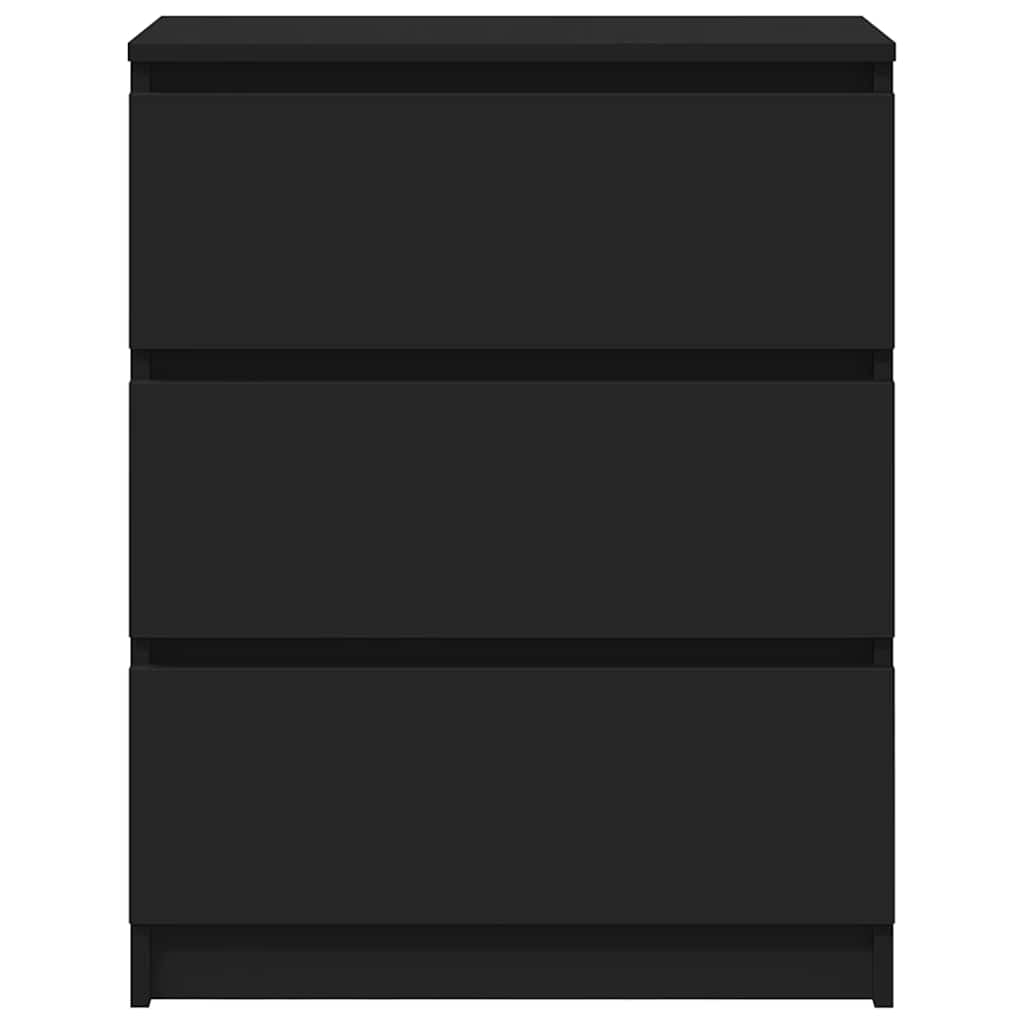 vidaXL Sideboard Black 60x35x76 cm Engineered Wood