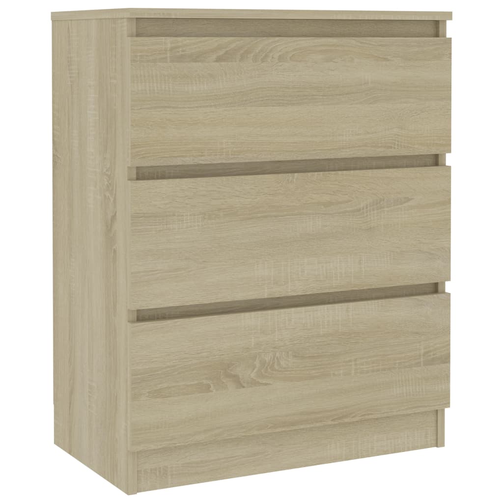 vidaXL Sideboard Sonoma Oak 60x35x76 cm Engineered Wood