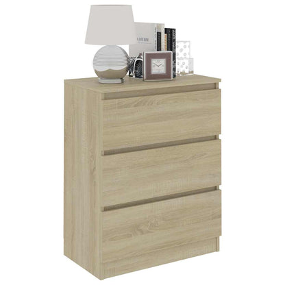 801385 vidaXL Sideboard Sonoma Oak 60x35x76 cm Engineered Wood
