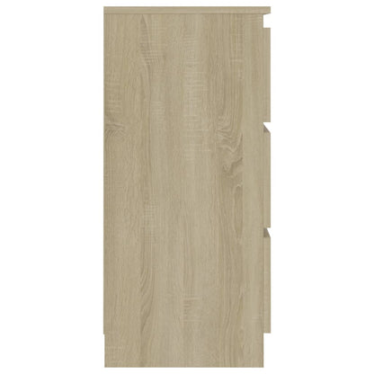 vidaXL Sideboard Sonoma Oak 60x35x76 cm Engineered Wood