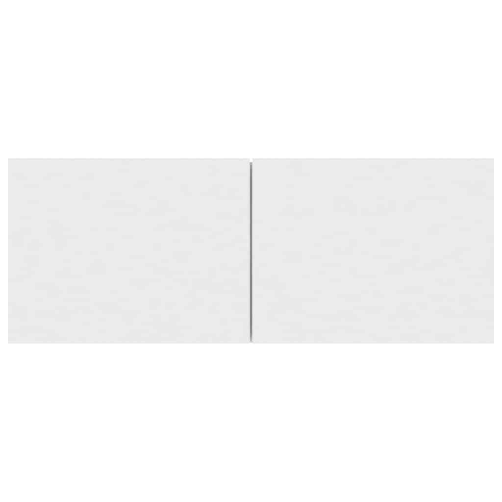 vidaXL TV Cabinet White 80x30x30 cm Engineered Wood