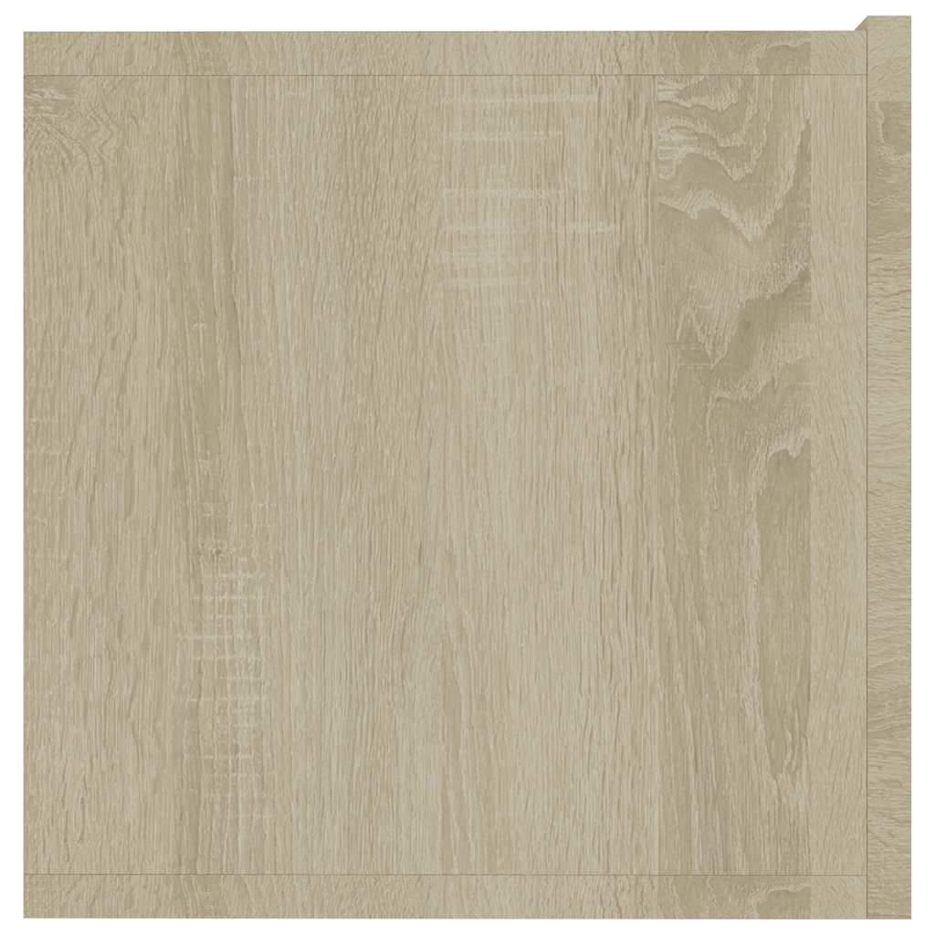 vidaXL TV Cabinet Sonoma Oak 80x30x30 cm Engineered Wood