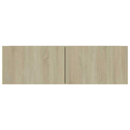 vidaXL TV Cabinet Sonoma Oak 100x30x30 cm Engineered Wood