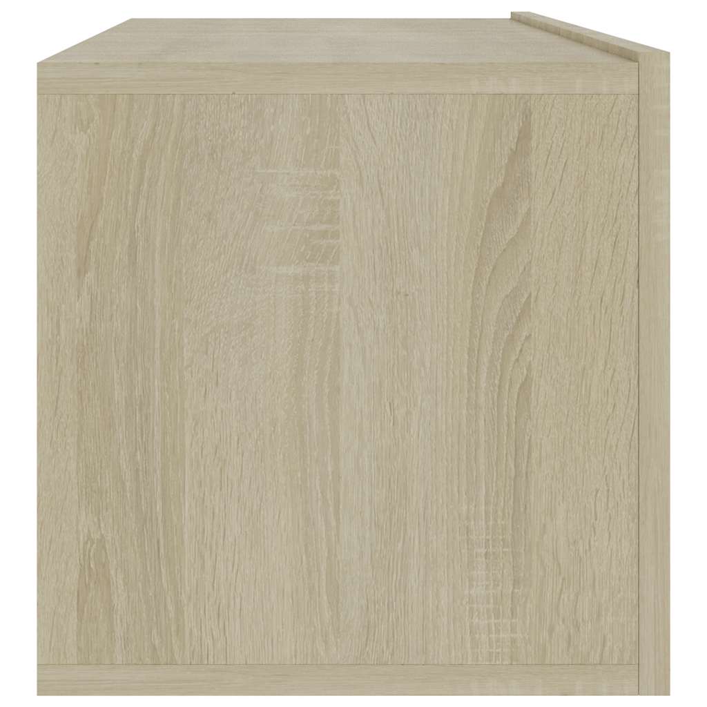 vidaXL TV Cabinet Sonoma Oak 100x30x30 cm Engineered Wood