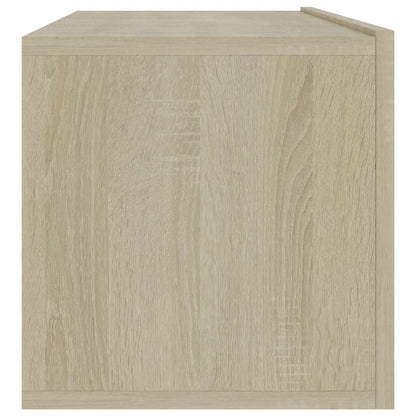 vidaXL TV Cabinet Sonoma Oak 100x30x30 cm Engineered Wood