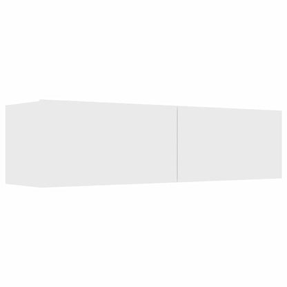 vidaXL TV Cabinet | White | Engineered Wood | Medium | Drop-Down | TV Cabinet