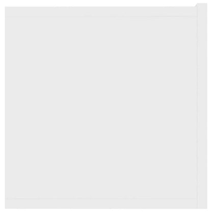 vidaXL TV Cabinet | White | Engineered Wood | Medium | Drop-Down | TV Cabinet