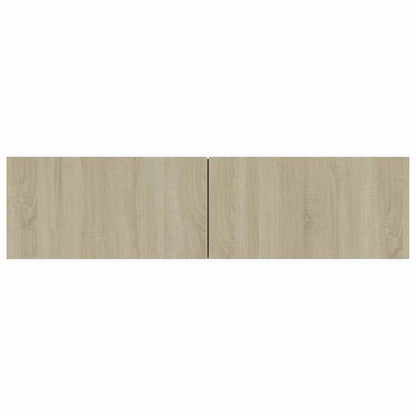 vidaXL TV Cabinet | Sonoma oak | Engineered wood | 120 x 30 x 30 cm | Drop-Down