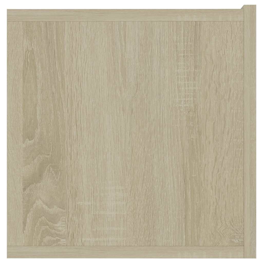 vidaXL TV Cabinet | Sonoma oak | Engineered wood | 120 x 30 x 30 cm | Drop-Down