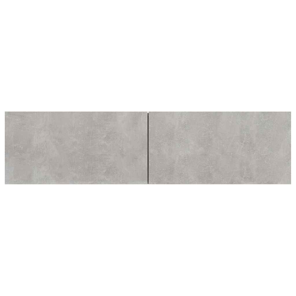 vidaXL TV Cabinet Concrete Grey 120x30x30 cm Engineered Wood
