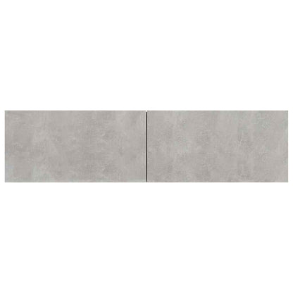 vidaXL TV Cabinet Concrete Grey 120x30x30 cm Engineered Wood