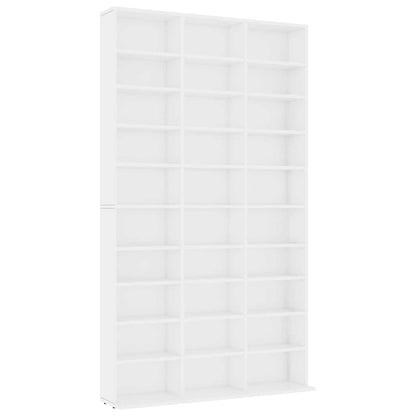 801778 vidaXL CD Cabinet White 102x23x177,5 cm Engineered Wood